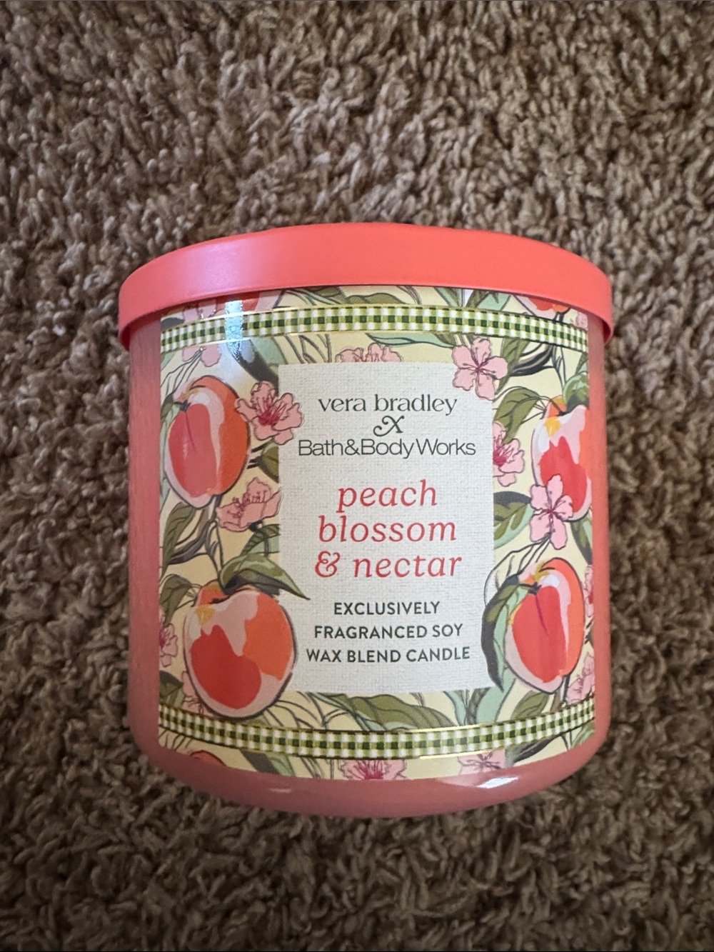 Vera Bradley x Bath & Body Works Tote Bag and Peach Blossom & Nectar Set - Picture 7 of 13